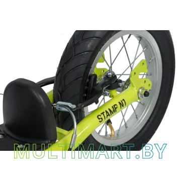Самокат Novatrack Stamp N1 12STAMPN1.LM20 (желтый, 2020) картинка 5